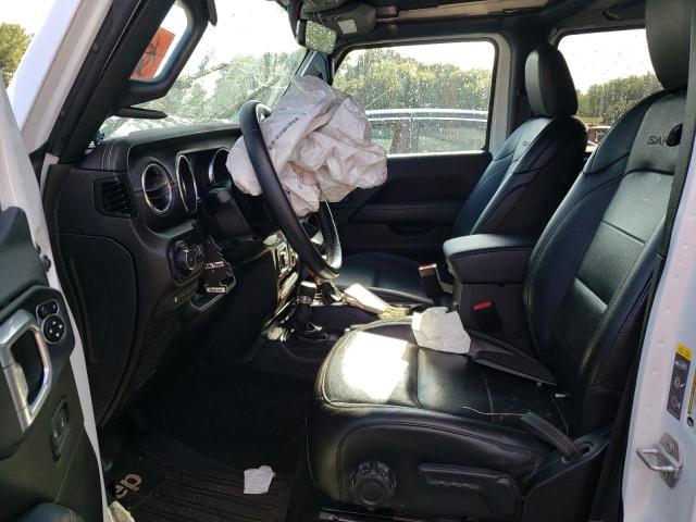 1C4JJXP69NW274709 - 2022 JEEP WRANGLER U SAHARA 4XE WHITE photo 7