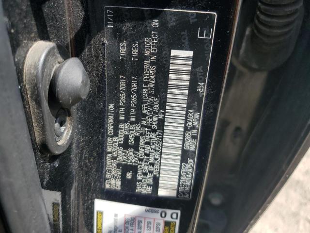 JTEBU5JR9J5527171 - 2018 TOYOTA 4RUNNER SR5/SR5 PREMIUM Schwarz Foto 13