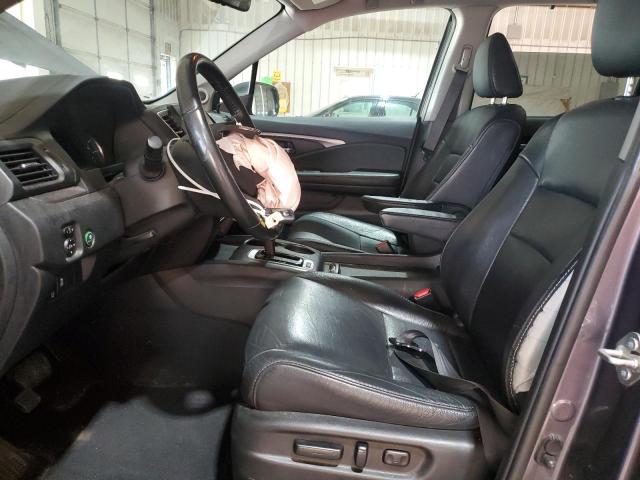 5FNYF6H51LB005220 - 2020 HONDA PILOT EXL GRAY photo 7