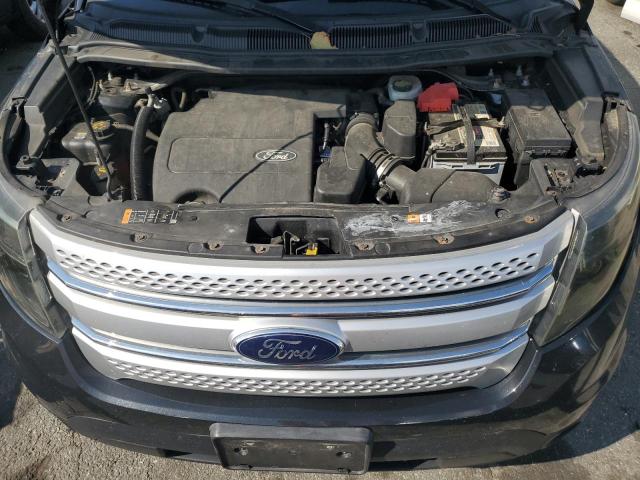 1FM5K8D84EGB99319 - 2014 FORD EXPLORER XLT BLACK photo 12