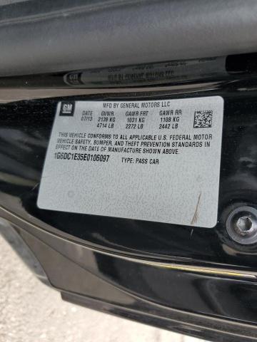 1G6DC1E35E0106097 - 2014 CADILLAC CTS PERFORMANCE COLLECTION შავი ფოტო 13