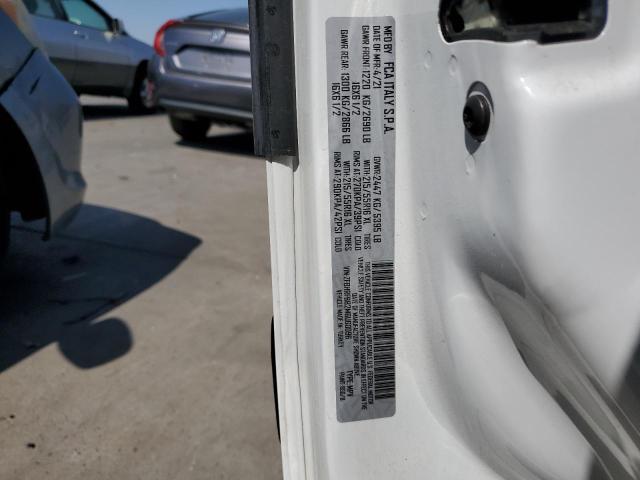 ZFBHRFBB2M6U60096 - 2021 RAM PROMASTER SLT WHITE photo 13