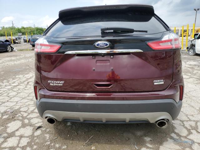 2FMPK3J9XKBC70678 - 2019 FORD EDGE SEL Бордовий фото 6