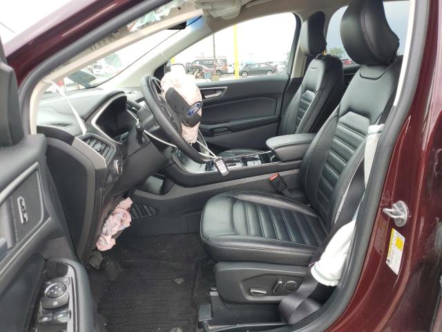 2FMPK3J9XKBC70678 - 2019 FORD EDGE SEL Бордовий фото 7