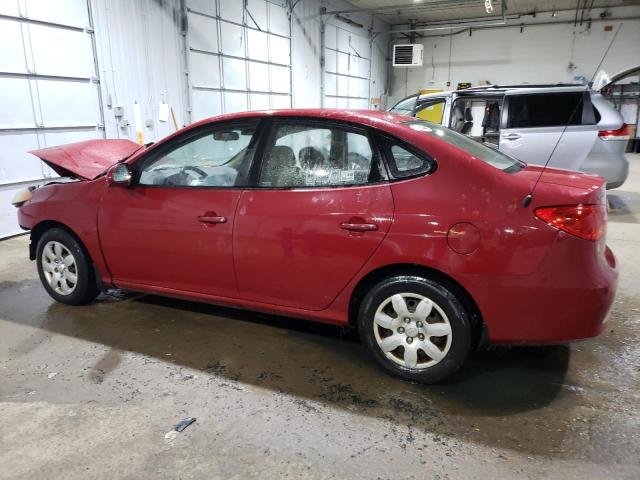 KMHDU46DX7U099383 - 2007 HYUNDAI ELANTRA GLS RED photo 2