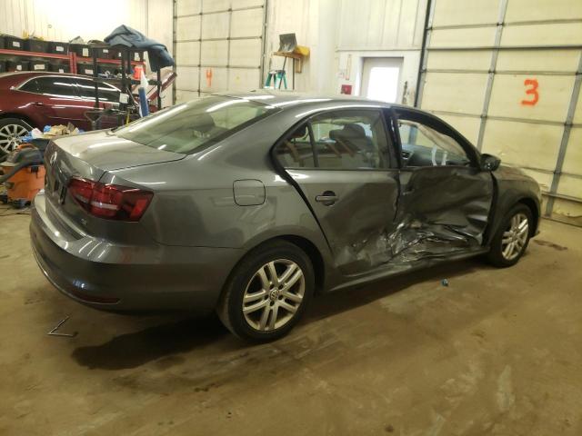 3VW2B7AJ2JM250323 - 2018 VOLKSWAGEN JETTA S GRAY photo 3