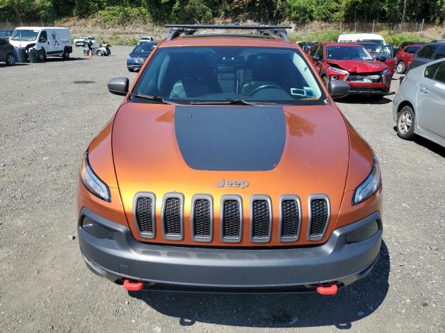 1C4PJMBS4FW575595 - 2015 JEEP CHEROKEE TRAILHAWK ORANGE photo 5