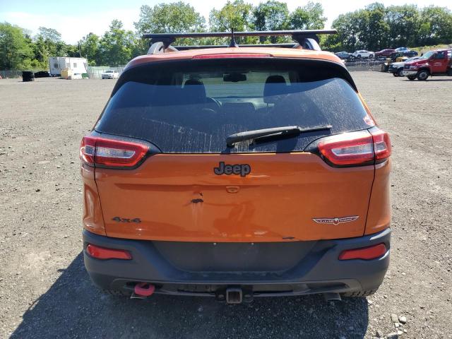 1C4PJMBS4FW575595 - 2015 JEEP CHEROKEE TRAILHAWK ORANGE photo 6