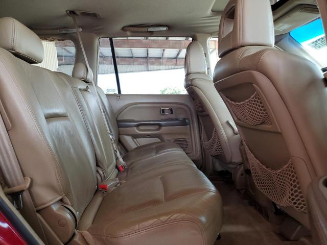 5FNYF18505B042166 - 2005 HONDA PILOT EXL RED photo 11