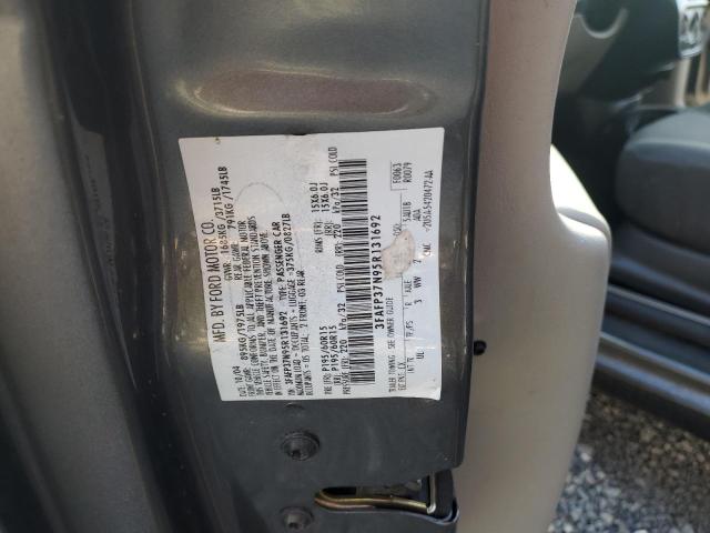 3FAFP37N95R131692 - 2005 FORD FOCUS ZX5 GRAY photo 12