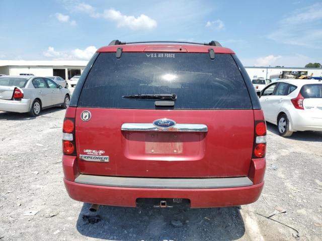 1FMEU6DE4AUA05596 - 2010 FORD EXPLORER XLT RED photo 6
