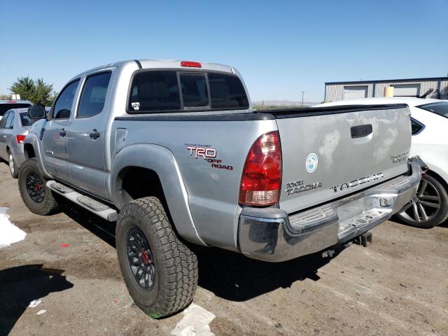 5TEJU62N65Z115729 - 2005 TOYOTA TACOMA DOUBLE CAB PRERUNNER SILVER photo 2