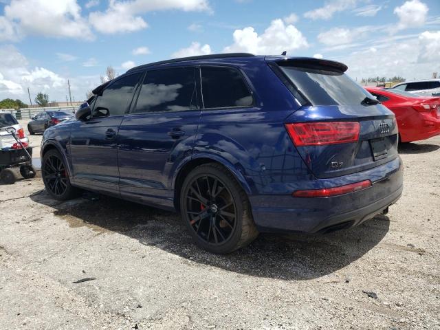 WA1VAAF77KD038053 - 2019 AUDI Q7 PRESTIGE BLUE photo 2