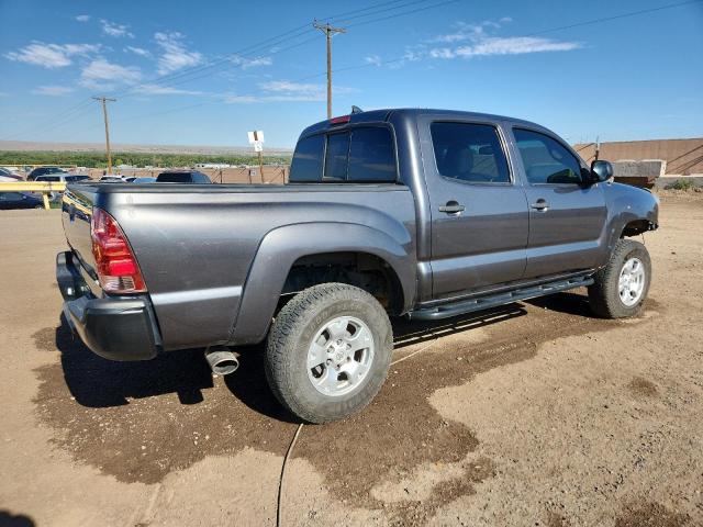 3TMLU4EN8DM115848 - 2013 TOYOTA TACOMA DOUBLE CAB CHARCOAL photo 3