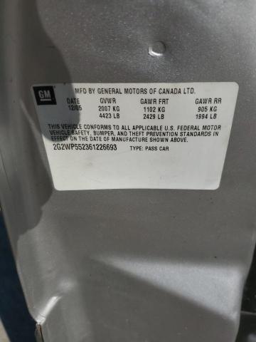 2G2WP522151141581 - 2005 PONTIAC GRAND PRIX 银色 照片 13