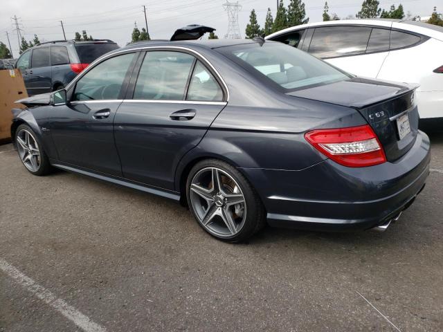 WDDGF7HB4AF450864 - 2010 MERCEDES-BENZ C 63 AMG GRAY photo 2