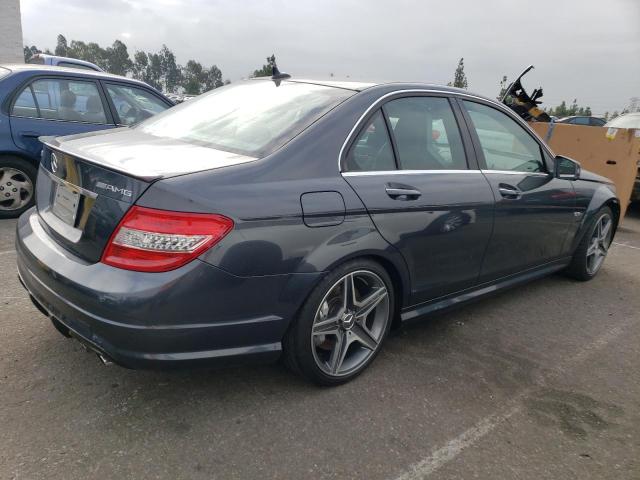 WDDGF7HB4AF450864 - 2010 MERCEDES-BENZ C 63 AMG GRAY photo 3