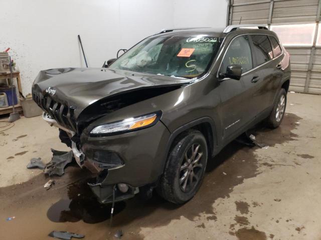 1C4PJMCS0FW674882 - 2015 JEEP CHEROKEE LATITUDE BROWN photo 2