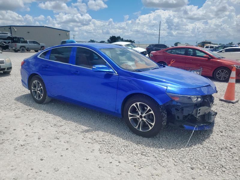 1G1ZD5ST4JF176850 - 2018 CHEVROLET MALIBU LT BLUE photo 4