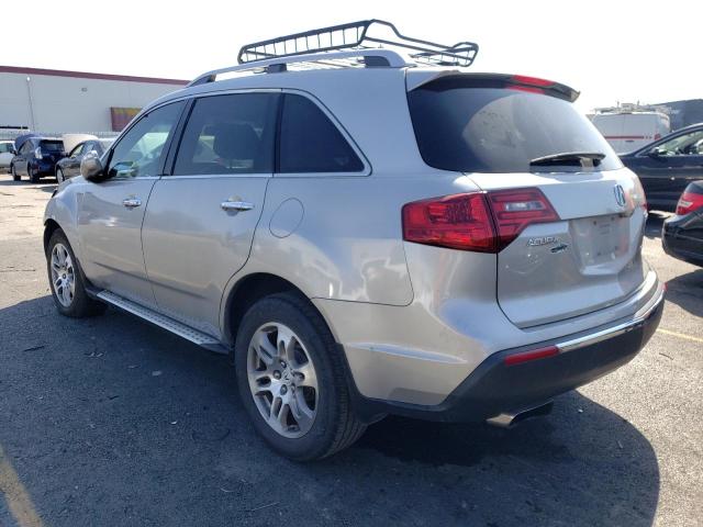 2HNYD2H78BH536255 - 2011 ACURA MDX ADVANCE SILVER photo 2