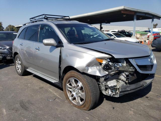 2HNYD2H78BH536255 - 2011 ACURA MDX ADVANCE SILVER photo 4