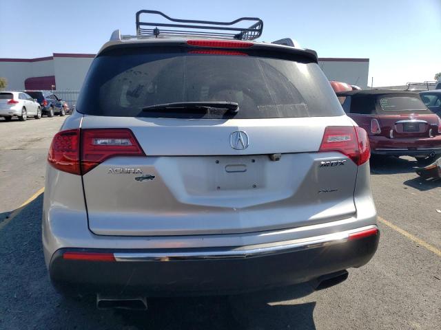 2HNYD2H78BH536255 - 2011 ACURA MDX ADVANCE SILVER photo 6