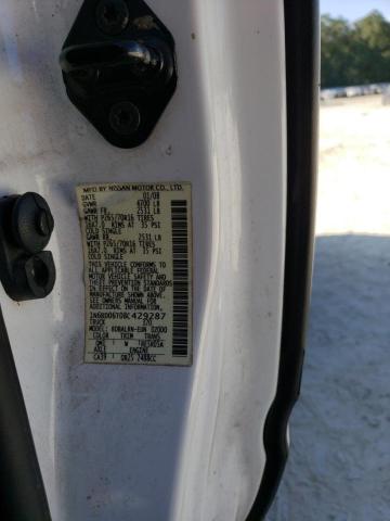 1N6BD06T08C429287 - 2008 NISSAN FRONTIER KING CAB XE WHITE photo 12