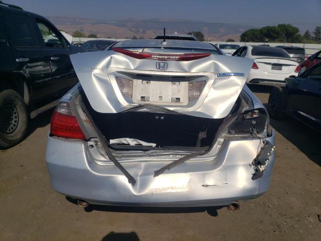 JHMCN36477C001714 - 2007 HONDA ACCORD HYBRID SILVER photo 6