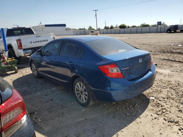 2HGFB2F83CH585820 - 2012 HONDA CIVIC EX BLUE photo 2