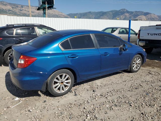 2HGFB2F83CH585820 - 2012 HONDA CIVIC EX BLUE photo 3