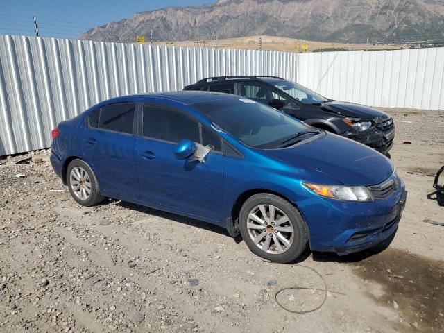 2HGFB2F83CH585820 - 2012 HONDA CIVIC EX BLUE photo 4