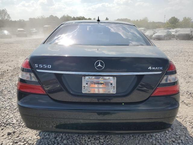 WDDNG86X37A111351 - 2007 MERCEDES-BENZ S 550 4MATIC BLACK photo 6