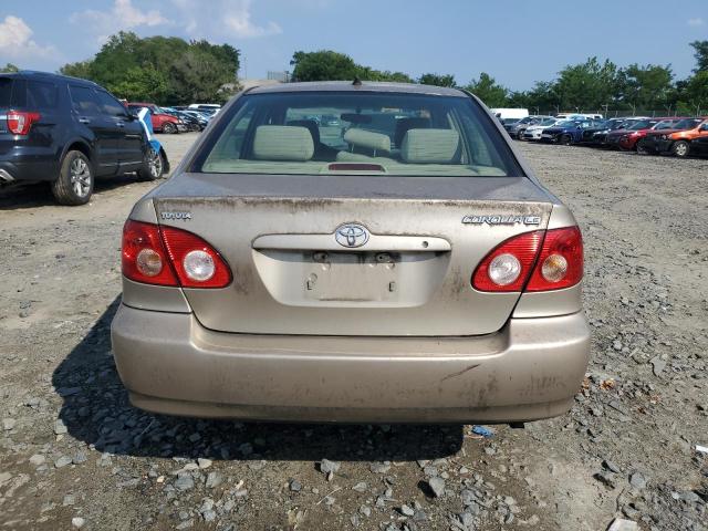 2T1BR32E06C710216 - 2006 TOYOTA COROLLA CE BEIGE photo 6