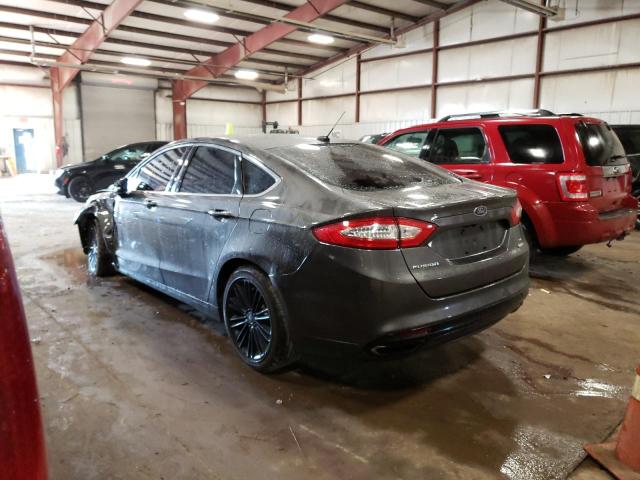 3FA6P0T90GR113320 - 2016 FORD FUSION SE GRAY photo 2