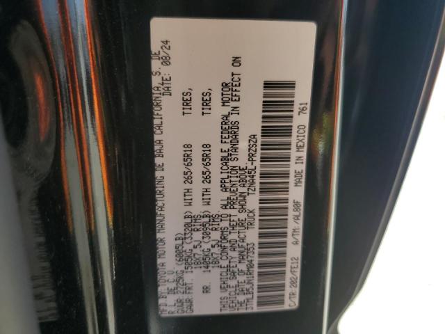 3TMLB5JN1RM047353 - 2024 TOYOTA TACOMA DOUBLE CAB Schwarz Foto 12