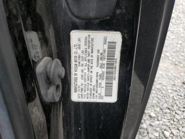 JNKCV64EX8M115876 - 2008 INFINITI G37 BASE BLACK photo 13