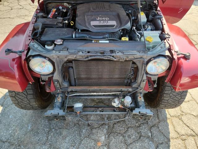 1C4BJWDG4DL602176 - 2013 JEEP WRANGLER U SPORT RED photo 11