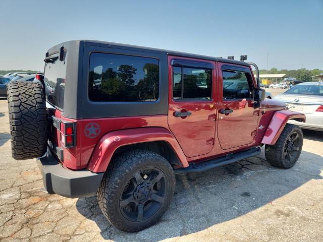 1C4BJWDG4DL602176 - 2013 JEEP WRANGLER U SPORT RED photo 3