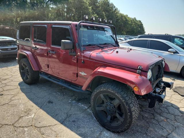 1C4BJWDG4DL602176 - 2013 JEEP WRANGLER U SPORT RED photo 4