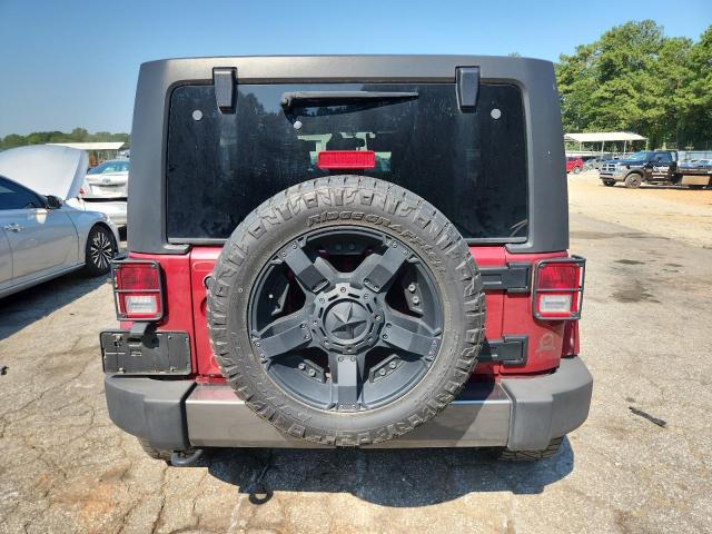 1C4BJWDG4DL602176 - 2013 JEEP WRANGLER U SPORT RED photo 6