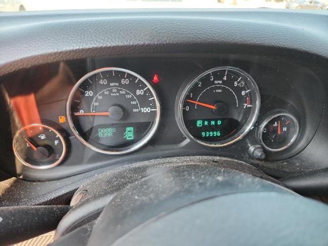 1C4BJWDG4DL602176 - 2013 JEEP WRANGLER U SPORT RED photo 9