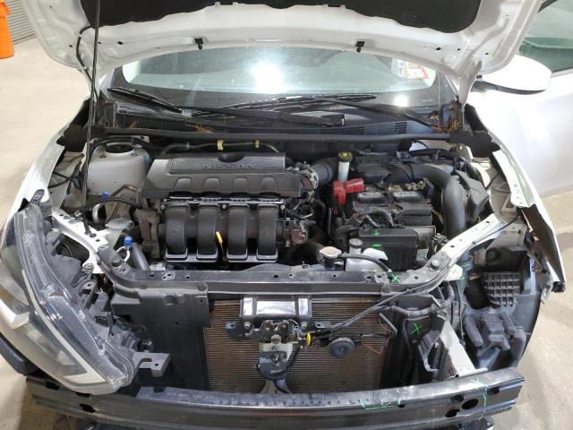 3N1AB7APXKY421688 - 2019 NISSAN SENTRA S WHITE photo 11