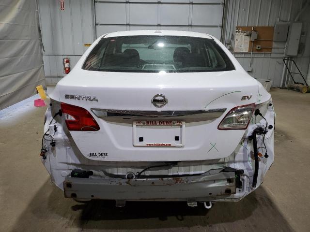 3N1AB7APXKY421688 - 2019 NISSAN SENTRA S WHITE photo 6