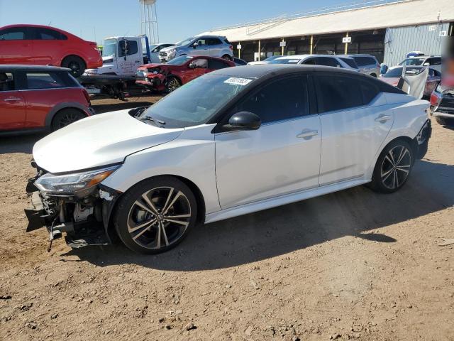 3N1AB8DV1LY215225 - 2020 NISSAN SENTRA SR WHITE photo 1