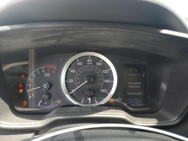 5YFEPMAE8NP359242 - 2022 TOYOTA COROLLA LE შავი ფოტო 9