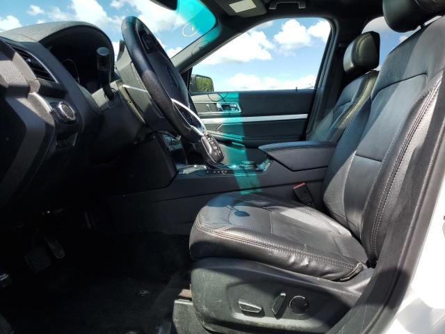 1FM5K8D81HGA83855 - 2017 FORD EXPLORER XLT WHITE photo 7