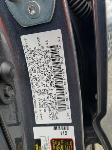 5TELU42N99Z611885 - 2009 TOYOTA TACOMA DOUBLE CAB 石墨色 照片 12