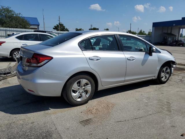 19XFB2F5XFE031954 - 2015 HONDA CIVIC LX SILVER photo 3