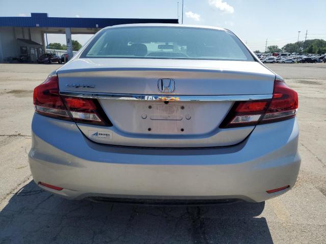 19XFB2F5XFE031954 - 2015 HONDA CIVIC LX SILVER photo 6