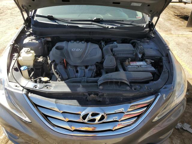 5NPEC4AC3CH390127 - 2012 HYUNDAI SONATA SE GRAY photo 11